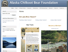 Tablet Screenshot of bearfoundation.org